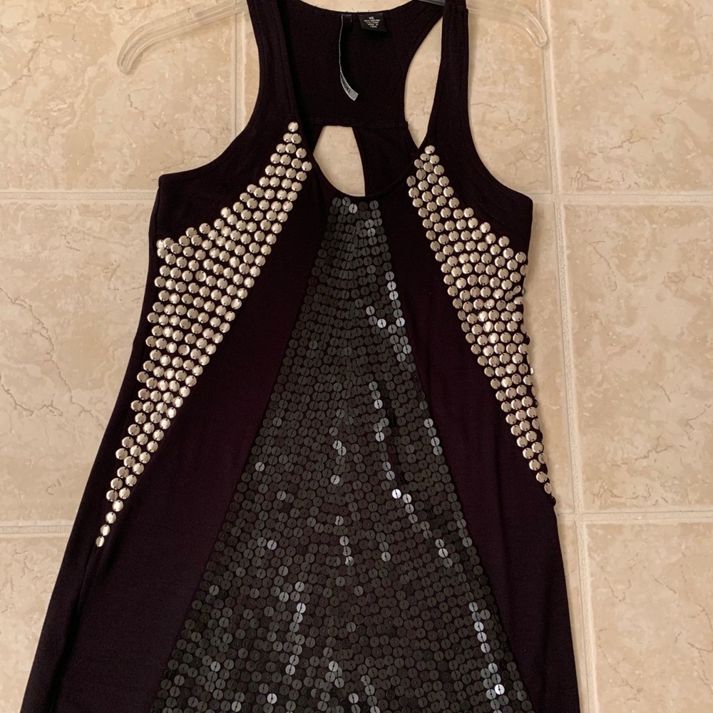 Multi-embellished dressy top